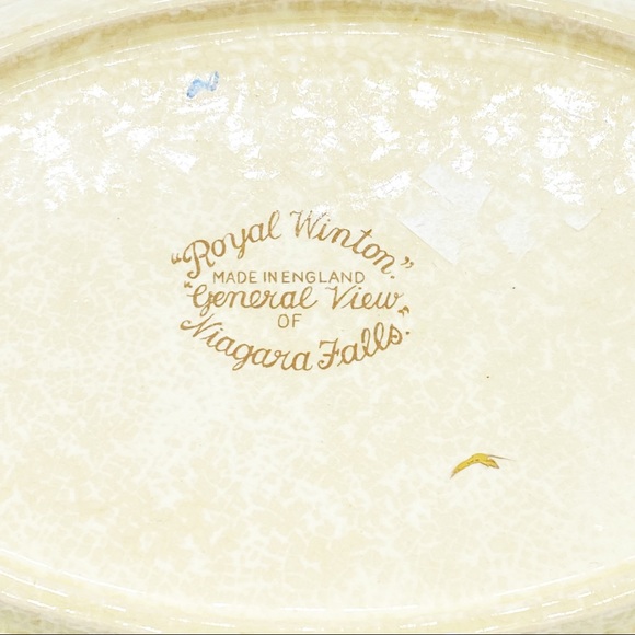 Vintage - Niagara Falls Royal Wilton Plate - Picture 5 of 6
